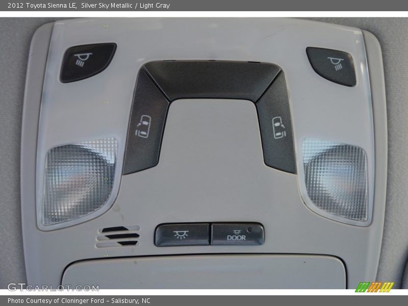 Silver Sky Metallic / Light Gray 2012 Toyota Sienna LE