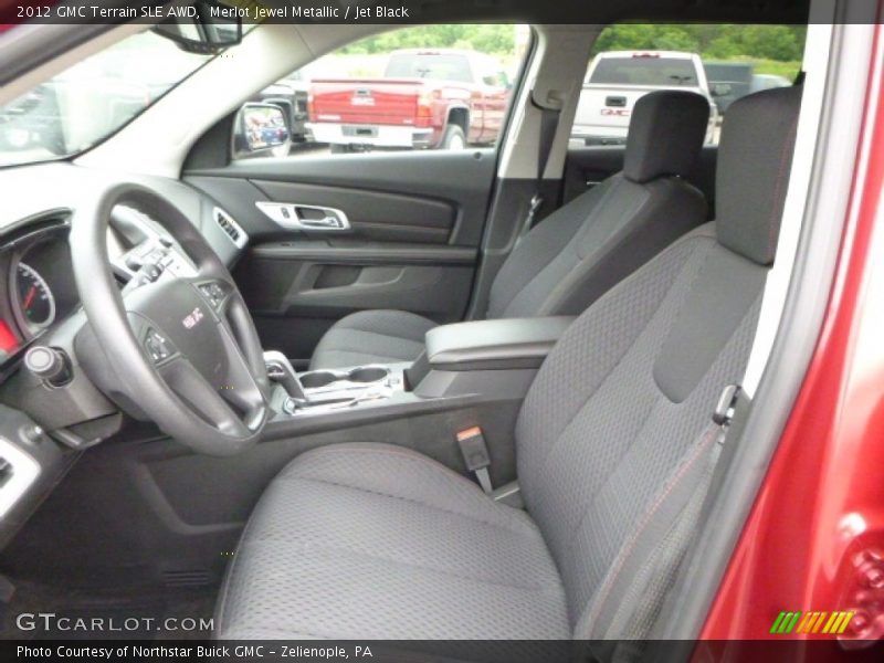 Merlot Jewel Metallic / Jet Black 2012 GMC Terrain SLE AWD