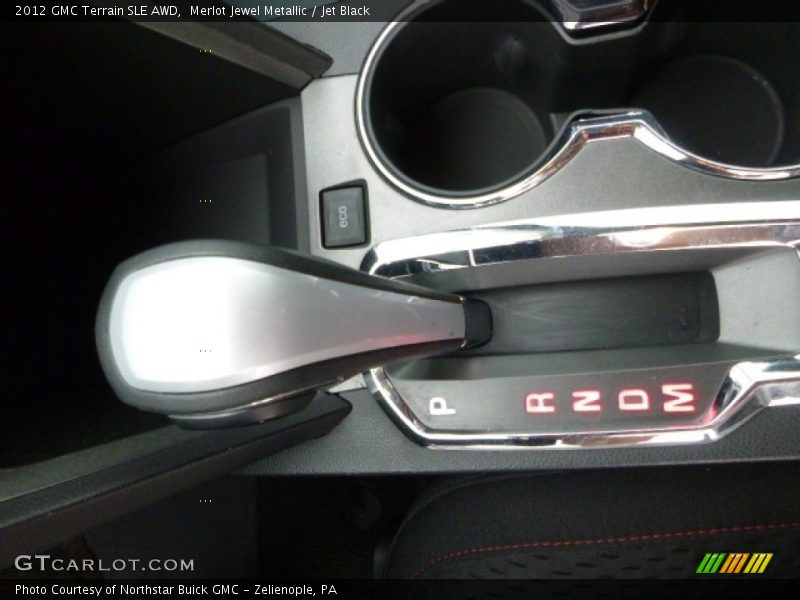Merlot Jewel Metallic / Jet Black 2012 GMC Terrain SLE AWD