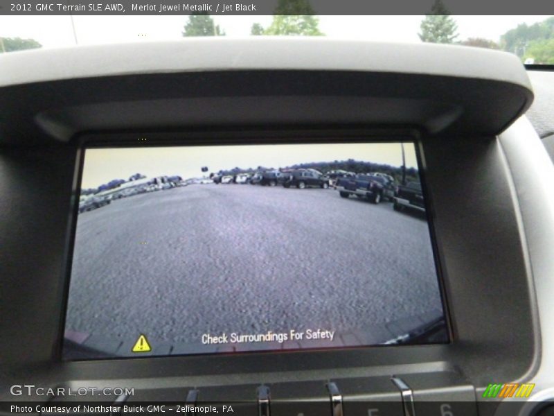 Merlot Jewel Metallic / Jet Black 2012 GMC Terrain SLE AWD