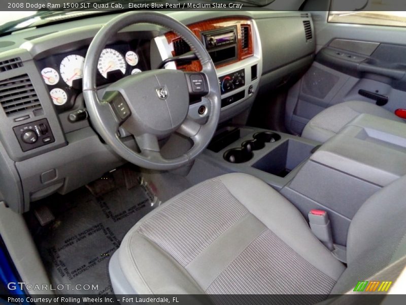  2008 Ram 1500 SLT Quad Cab Medium Slate Gray Interior
