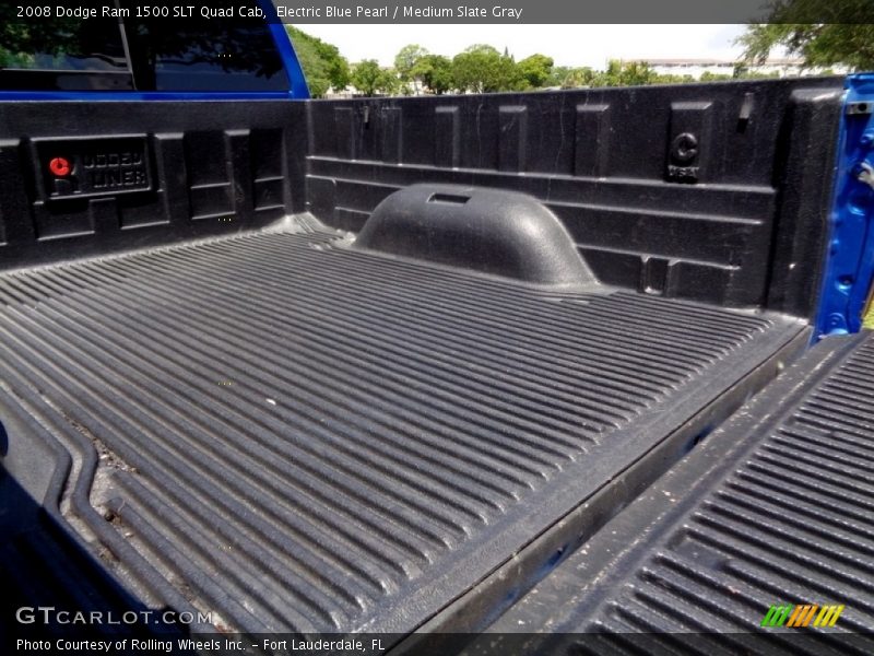 Electric Blue Pearl / Medium Slate Gray 2008 Dodge Ram 1500 SLT Quad Cab