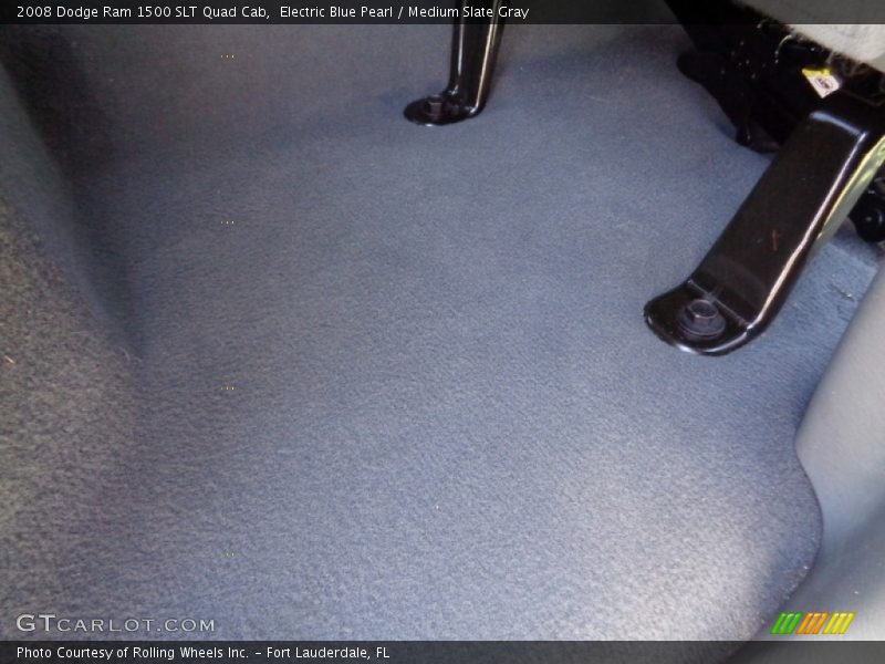 Electric Blue Pearl / Medium Slate Gray 2008 Dodge Ram 1500 SLT Quad Cab