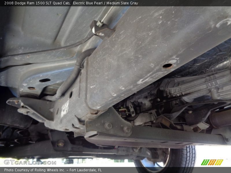 Electric Blue Pearl / Medium Slate Gray 2008 Dodge Ram 1500 SLT Quad Cab
