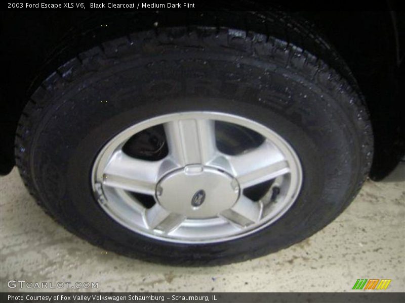 Black Clearcoat / Medium Dark Flint 2003 Ford Escape XLS V6