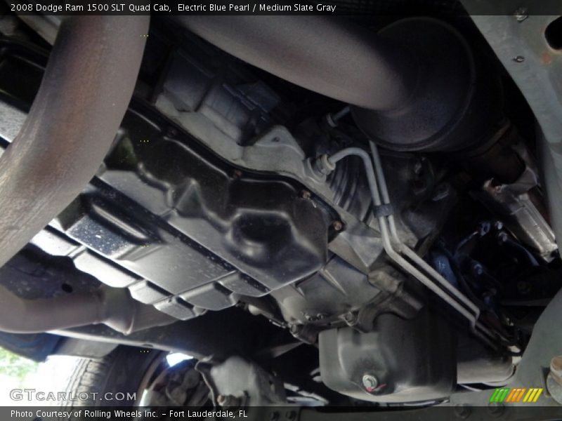 Electric Blue Pearl / Medium Slate Gray 2008 Dodge Ram 1500 SLT Quad Cab
