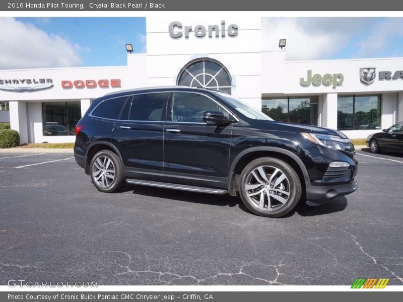 Crystal Black Pearl / Black 2016 Honda Pilot Touring