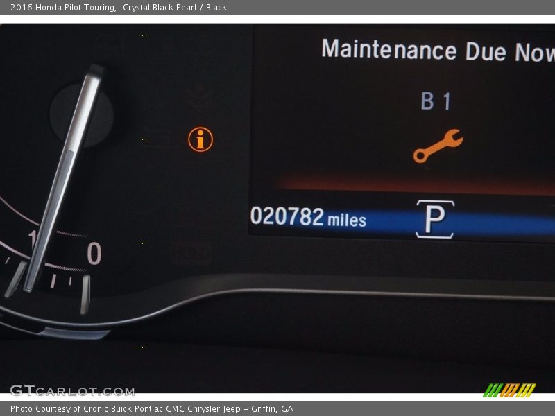 Crystal Black Pearl / Black 2016 Honda Pilot Touring