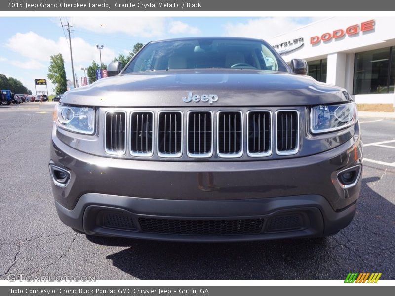 Granite Crystal Metallic / Black 2015 Jeep Grand Cherokee Laredo