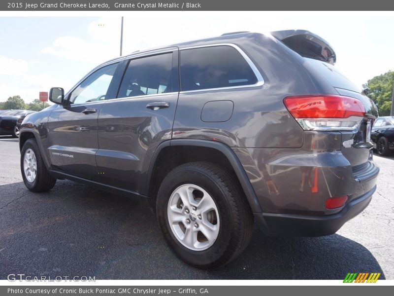 Granite Crystal Metallic / Black 2015 Jeep Grand Cherokee Laredo