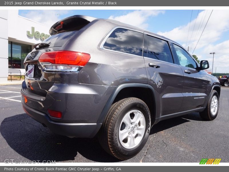 Granite Crystal Metallic / Black 2015 Jeep Grand Cherokee Laredo