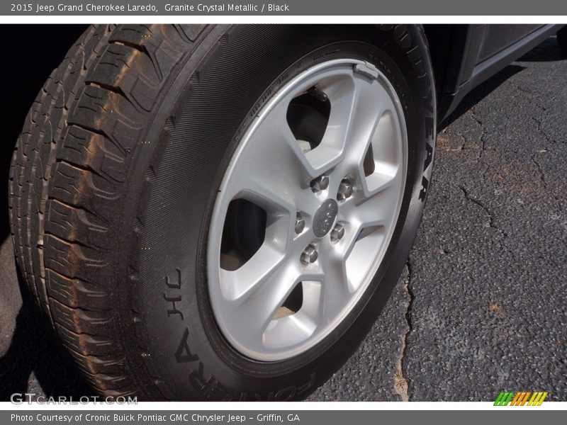Granite Crystal Metallic / Black 2015 Jeep Grand Cherokee Laredo