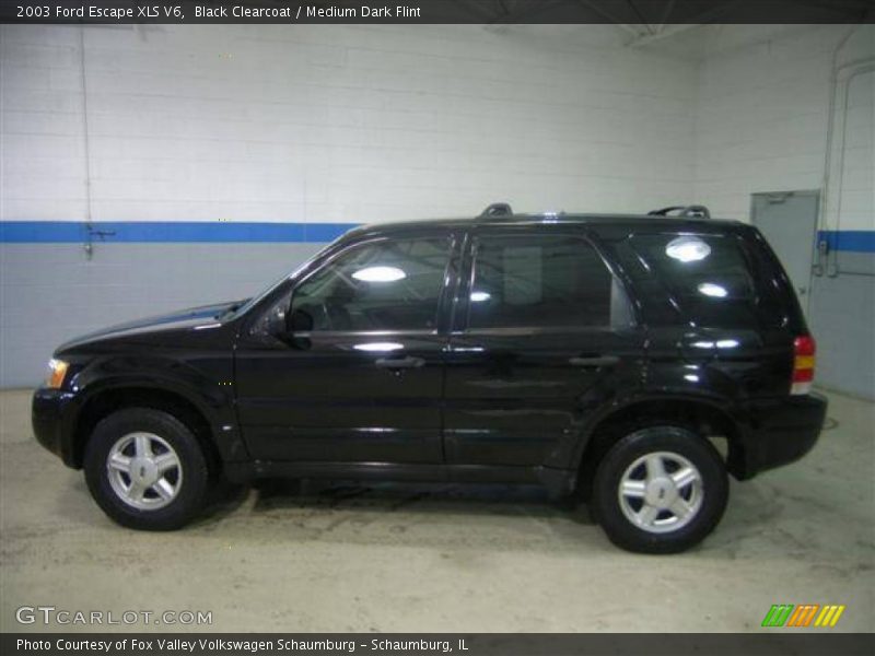 Black Clearcoat / Medium Dark Flint 2003 Ford Escape XLS V6