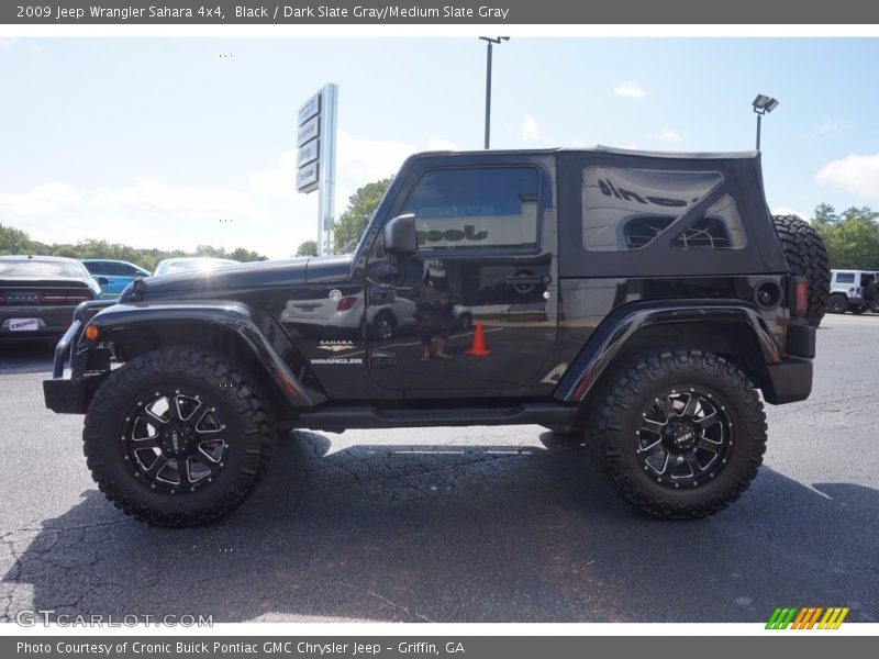 Black / Dark Slate Gray/Medium Slate Gray 2009 Jeep Wrangler Sahara 4x4