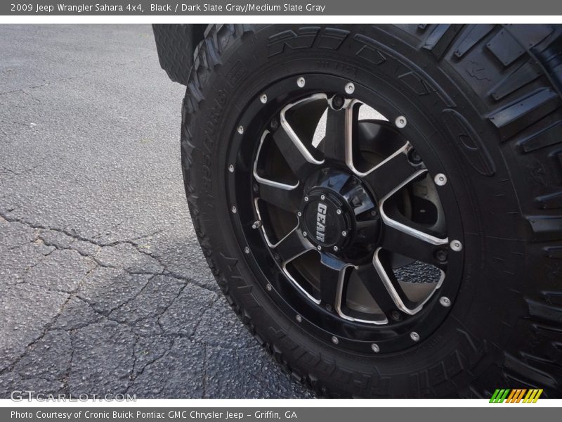 Black / Dark Slate Gray/Medium Slate Gray 2009 Jeep Wrangler Sahara 4x4