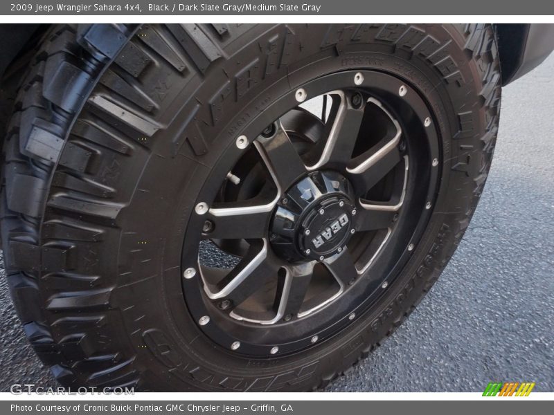 Black / Dark Slate Gray/Medium Slate Gray 2009 Jeep Wrangler Sahara 4x4