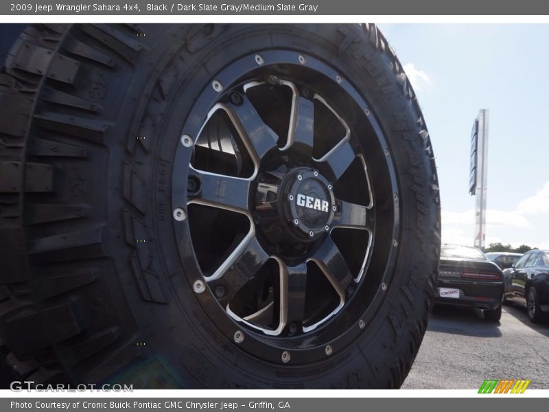 Black / Dark Slate Gray/Medium Slate Gray 2009 Jeep Wrangler Sahara 4x4