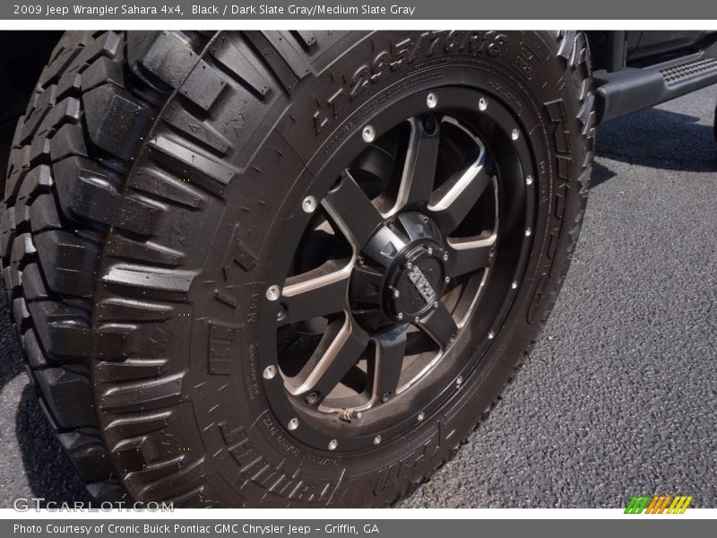 Black / Dark Slate Gray/Medium Slate Gray 2009 Jeep Wrangler Sahara 4x4