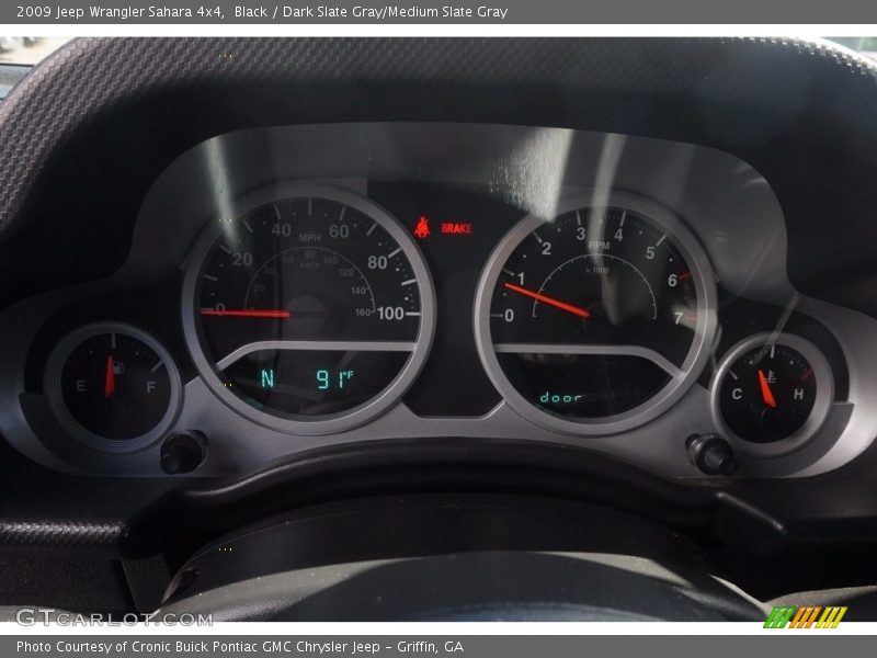 Black / Dark Slate Gray/Medium Slate Gray 2009 Jeep Wrangler Sahara 4x4
