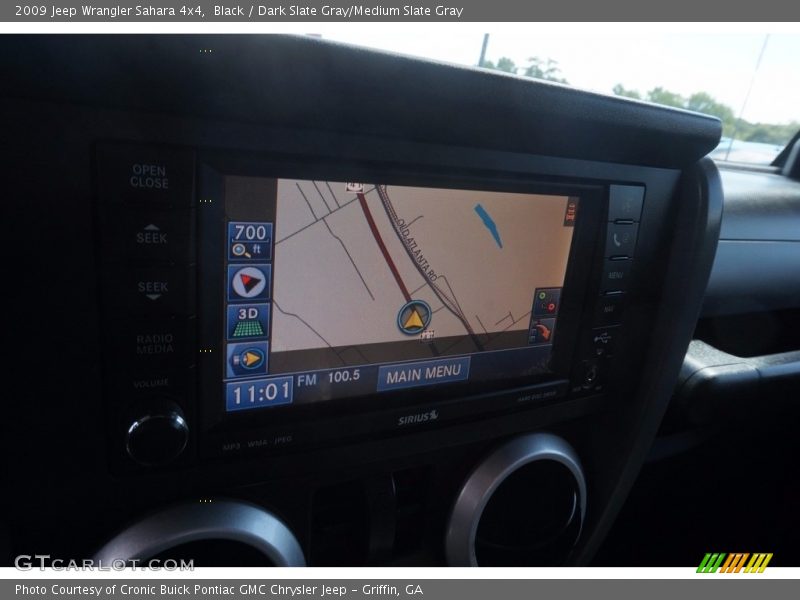 Black / Dark Slate Gray/Medium Slate Gray 2009 Jeep Wrangler Sahara 4x4