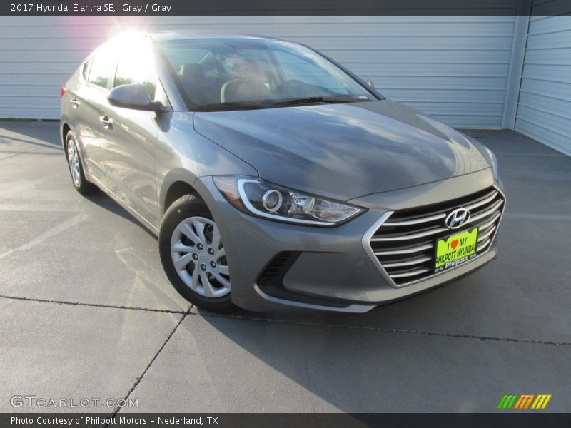 Gray / Gray 2017 Hyundai Elantra SE