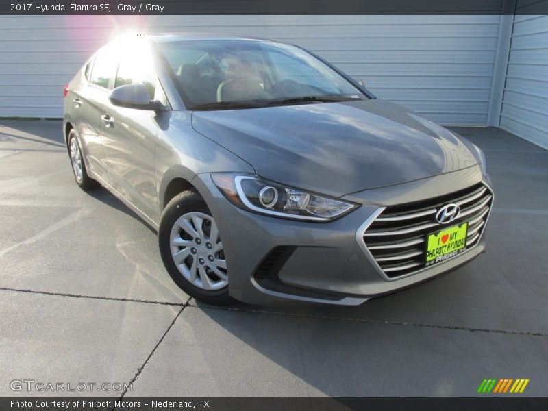 Gray / Gray 2017 Hyundai Elantra SE