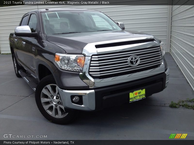 Magnetic Gray Metallic / Black 2015 Toyota Tundra Limited CrewMax 4x4
