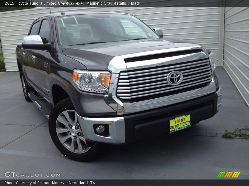 Magnetic Gray Metallic / Black 2015 Toyota Tundra Limited CrewMax 4x4