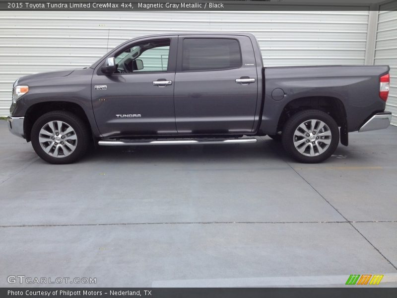 Magnetic Gray Metallic / Black 2015 Toyota Tundra Limited CrewMax 4x4