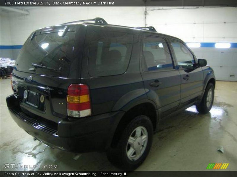 Black Clearcoat / Medium Dark Flint 2003 Ford Escape XLS V6