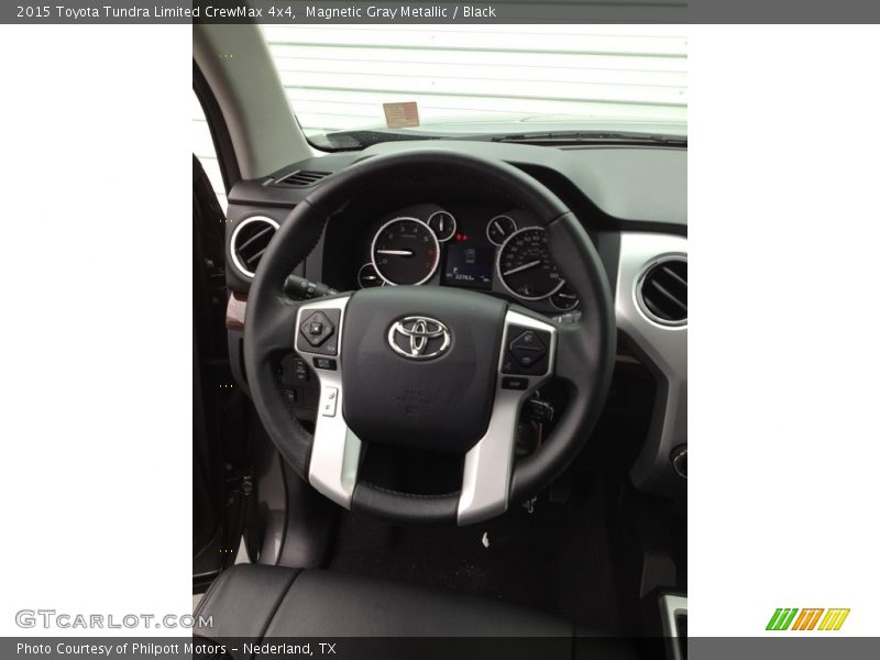 Magnetic Gray Metallic / Black 2015 Toyota Tundra Limited CrewMax 4x4