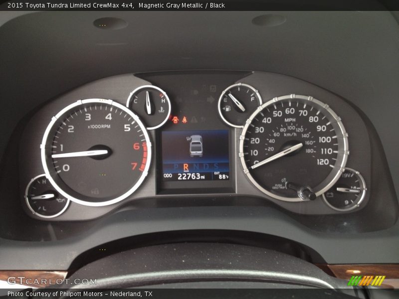 Magnetic Gray Metallic / Black 2015 Toyota Tundra Limited CrewMax 4x4