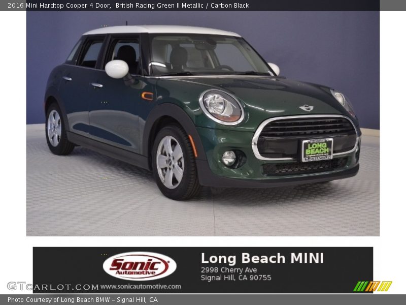 British Racing Green II Metallic / Carbon Black 2016 Mini Hardtop Cooper 4 Door