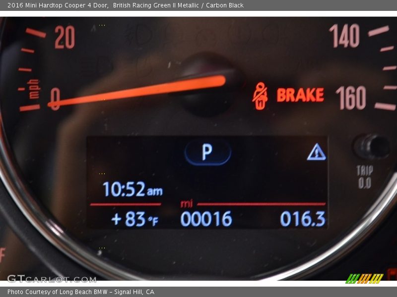 British Racing Green II Metallic / Carbon Black 2016 Mini Hardtop Cooper 4 Door
