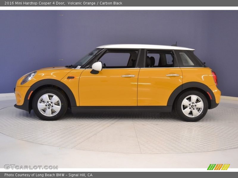 Volcanic Orange / Carbon Black 2016 Mini Hardtop Cooper 4 Door