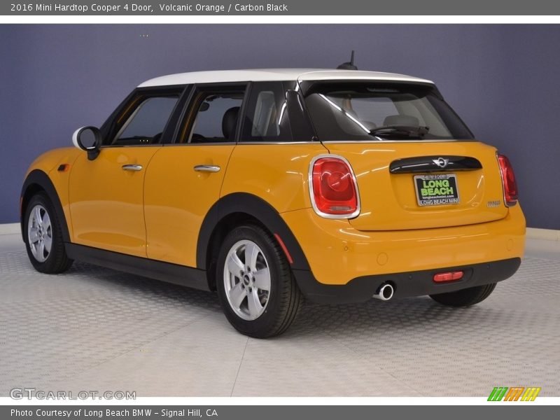 Volcanic Orange / Carbon Black 2016 Mini Hardtop Cooper 4 Door