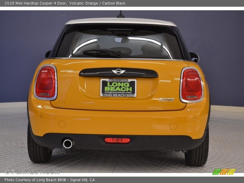 Volcanic Orange / Carbon Black 2016 Mini Hardtop Cooper 4 Door