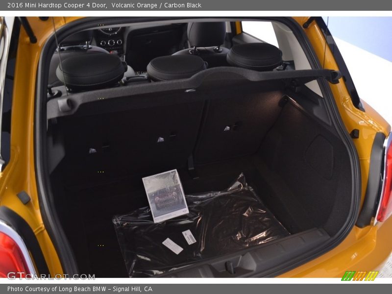 Volcanic Orange / Carbon Black 2016 Mini Hardtop Cooper 4 Door