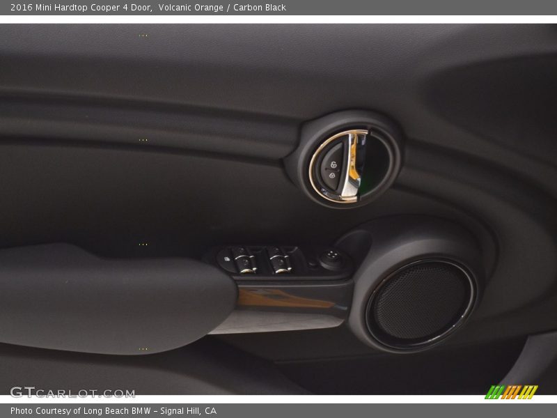 Volcanic Orange / Carbon Black 2016 Mini Hardtop Cooper 4 Door