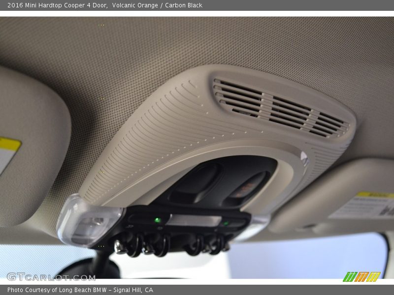 Volcanic Orange / Carbon Black 2016 Mini Hardtop Cooper 4 Door