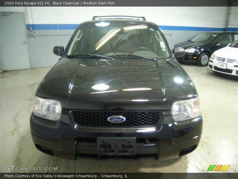 Black Clearcoat / Medium Dark Flint 2003 Ford Escape XLS V6