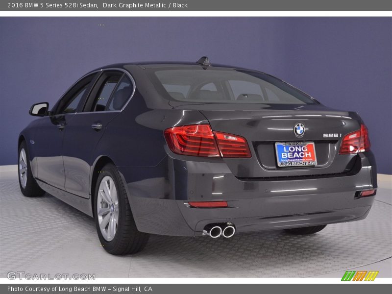 Dark Graphite Metallic / Black 2016 BMW 5 Series 528i Sedan