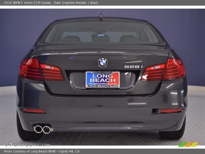 Dark Graphite Metallic / Black 2016 BMW 5 Series 528i Sedan