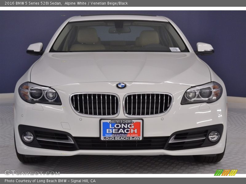 Alpine White / Venetian Beige/Black 2016 BMW 5 Series 528i Sedan