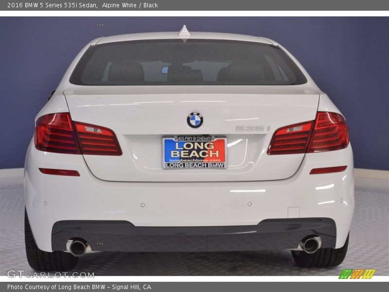 Alpine White / Black 2016 BMW 5 Series 535i Sedan