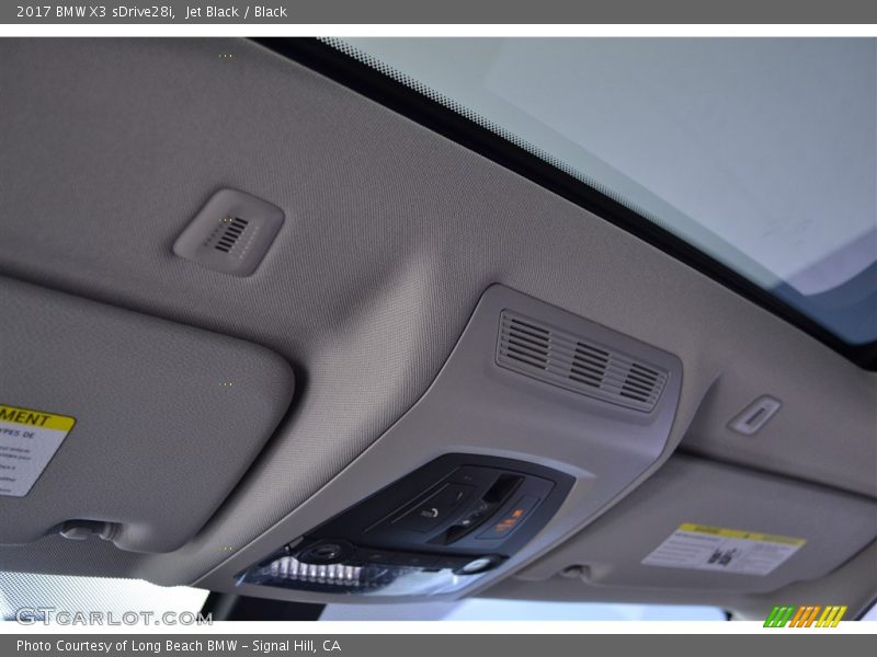 Jet Black / Black 2017 BMW X3 sDrive28i