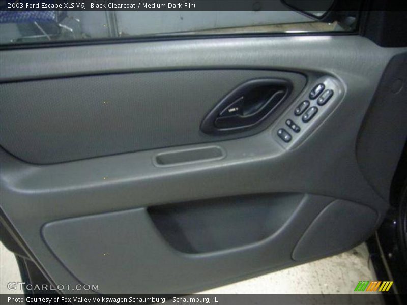 Black Clearcoat / Medium Dark Flint 2003 Ford Escape XLS V6