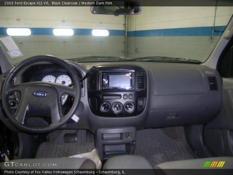 Black Clearcoat / Medium Dark Flint 2003 Ford Escape XLS V6