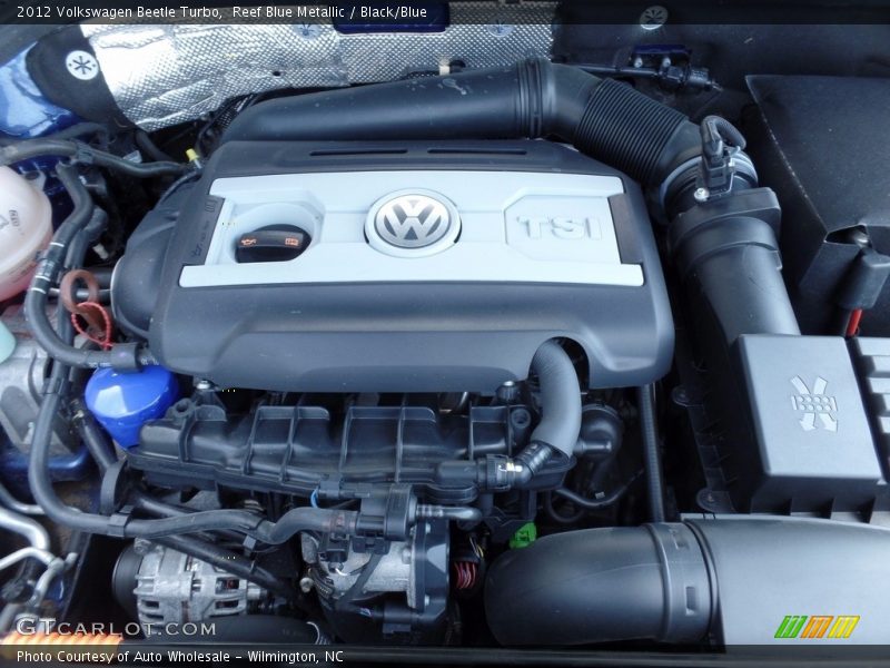 Reef Blue Metallic / Black/Blue 2012 Volkswagen Beetle Turbo