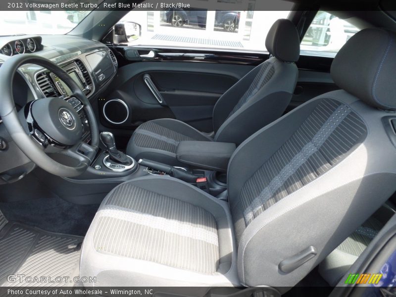 Reef Blue Metallic / Black/Blue 2012 Volkswagen Beetle Turbo
